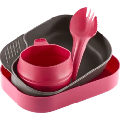 Kit Piatti E Posate Camp-A-Box Light Raspberry