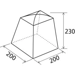 Cucinotto Brunner Chef II Outdoor 200X200 -Negozio Da Campeggio chef ii outdoor 200 x 200 3