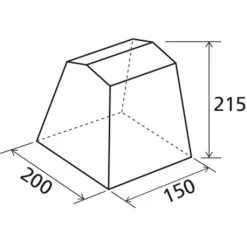 Cucinotto Brunner Gusto II NG 200X150 -Negozio Da Campeggio cucinotto gusto ii ng 1 3