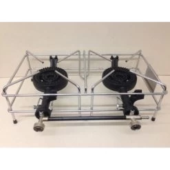 Fornellone Europa In Filo Cromato 2 FUOCHI