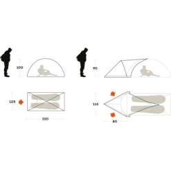 Tenda Ferrino Blizzard 2 -Negozio Da Campeggio tenda ferrino blizzard 2 spedizioni monotelo estreme nuova paleria 2