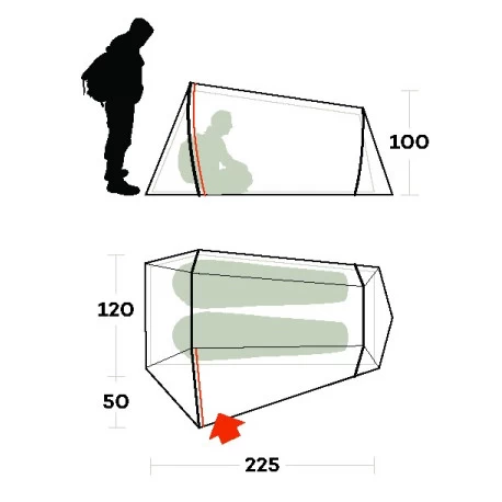 Tenda Ferrino Lightent 2 PRO 4 Tenda Ferrino Lightent 2 PRO - immagine 2