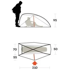 Tenda Ferrino Nemesi 1 PRO 16 Tenda Ferrino Nemesi 1 PRO -Negozio Da Campeggio tenda ferrino nemesi 1 pro leggera intuitiva struttura interna rapido montaggio hiker ciclismo 6