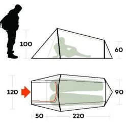 Tenda Ferrino Sling 2 7 Tenda Ferrino Sling 2 -Negozio Da Campeggio tenda ferrino sling 2 compatta climi miti tre 3 stagioni trail running bicicletta 1