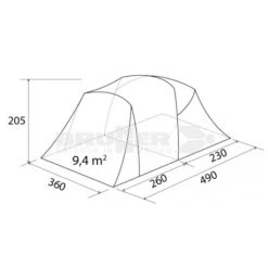 Tenda Brunner Kalynda 5 -Negozio Da Campeggio tenda kalynda 5